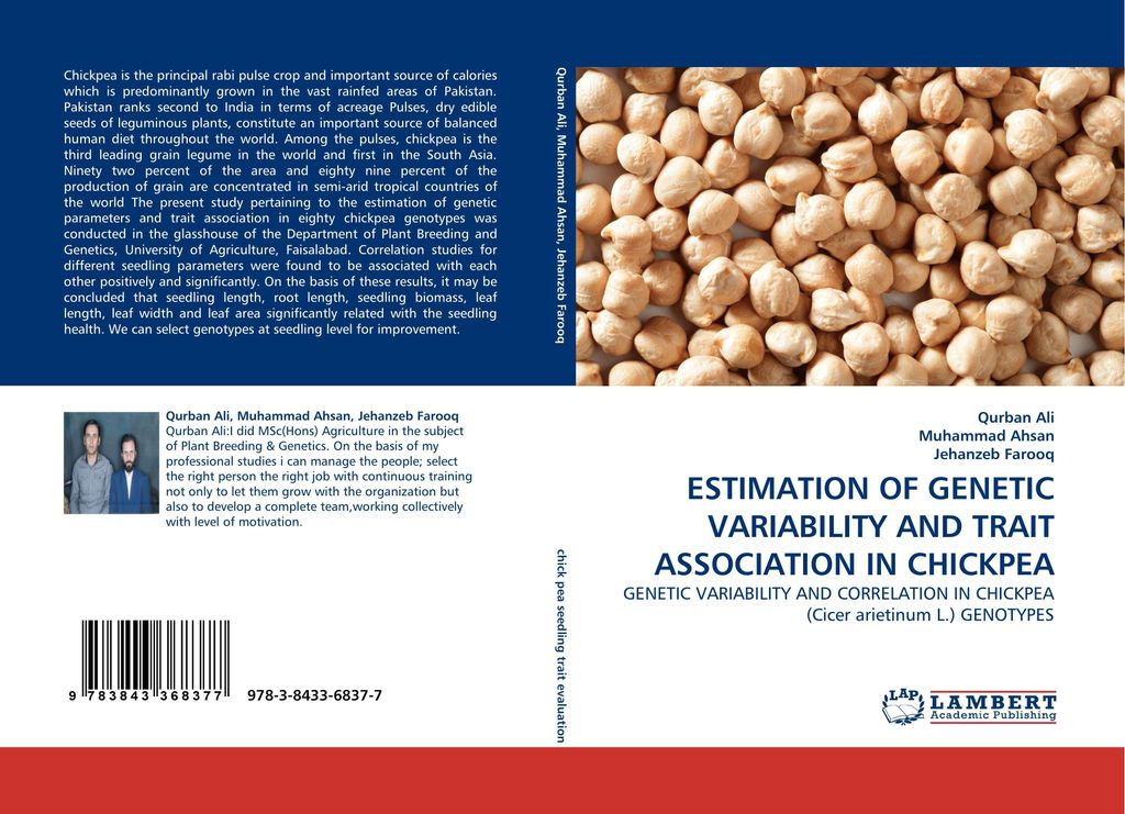 Estimation Of Genetic Variability And Trait Association In Chickpea