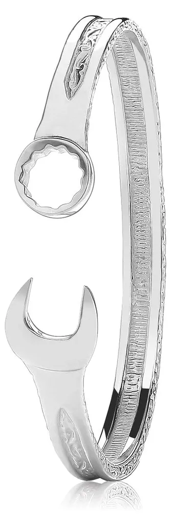 Jonc Argent 925 Robuste 7mm - Ne se Déforme Pas, Poids Réel 28 Grammes