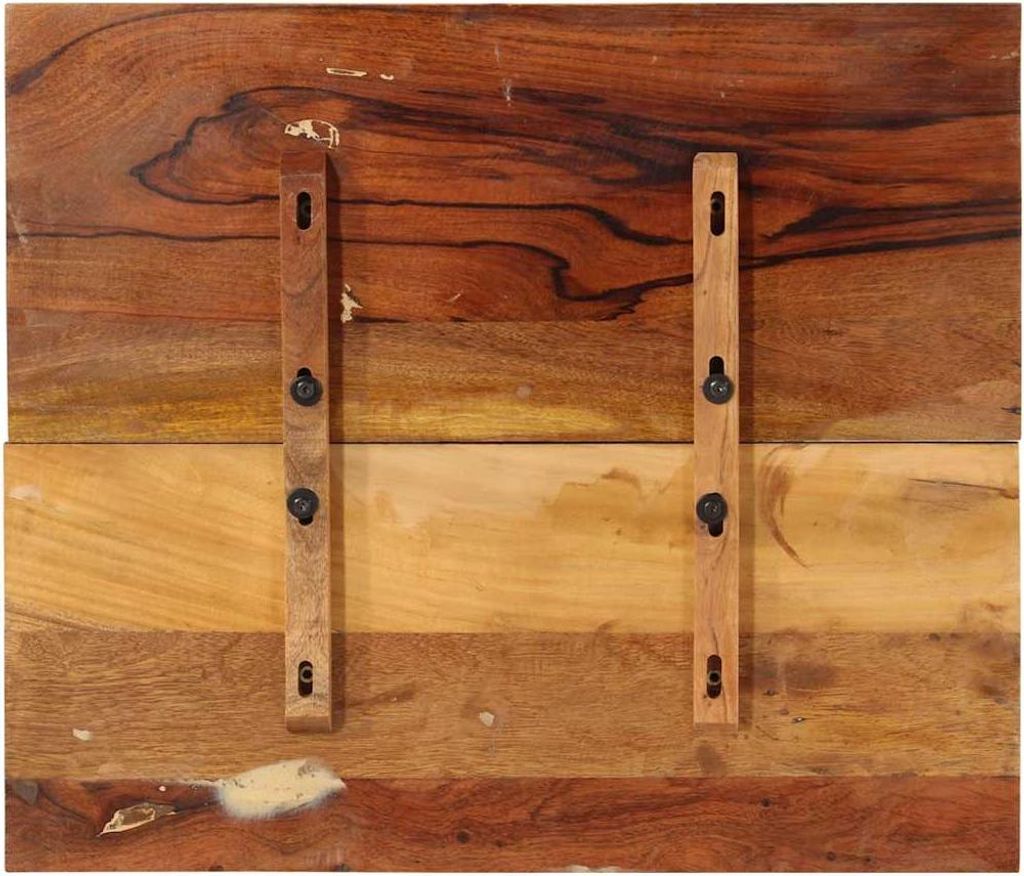 vidaXL Piano da tavolo 60x50x3,8 cm rettangolare in legno massiccio di acacia