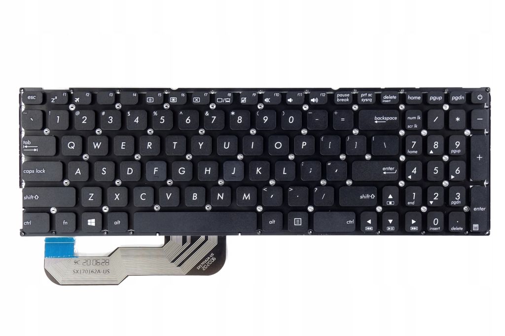 Tradebit - Tastatur für Asus | Englisch US QWERTY INT | Volle Kompatibilität | Hochwertige Materialien | Modelle: F541 X541 K541 A541 R541