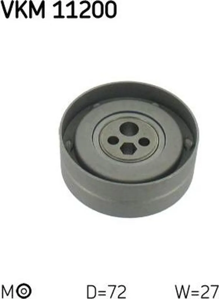 Galet tendeur SKF VKM 11200 OE 078109243C pour courroie Audi