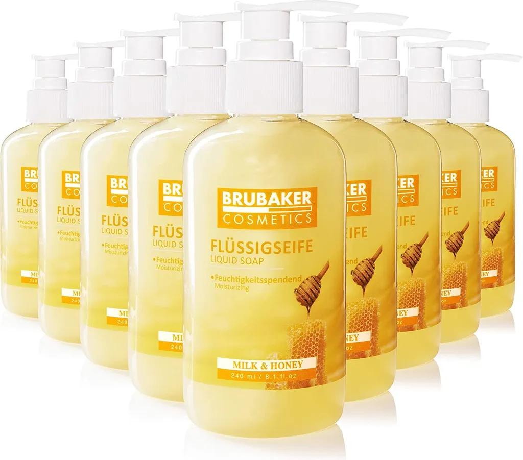 Set Regalo Sapone Brubaker Miele di Latte | Cura Mani Delicata 30pz