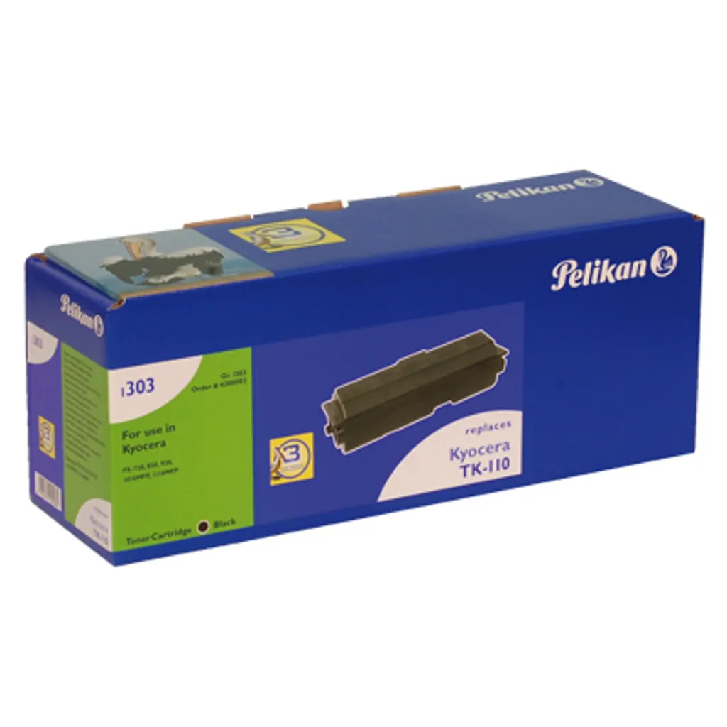 Toner Noir Pelikan 1303 Haute Capacité pour Remplacer Kyocera TK-110
