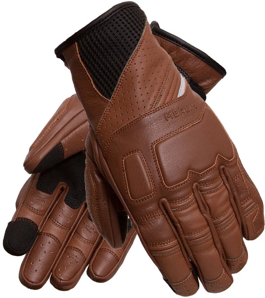 Gants Merlin Salado Explorer Marron XL avec Protections Homologuées