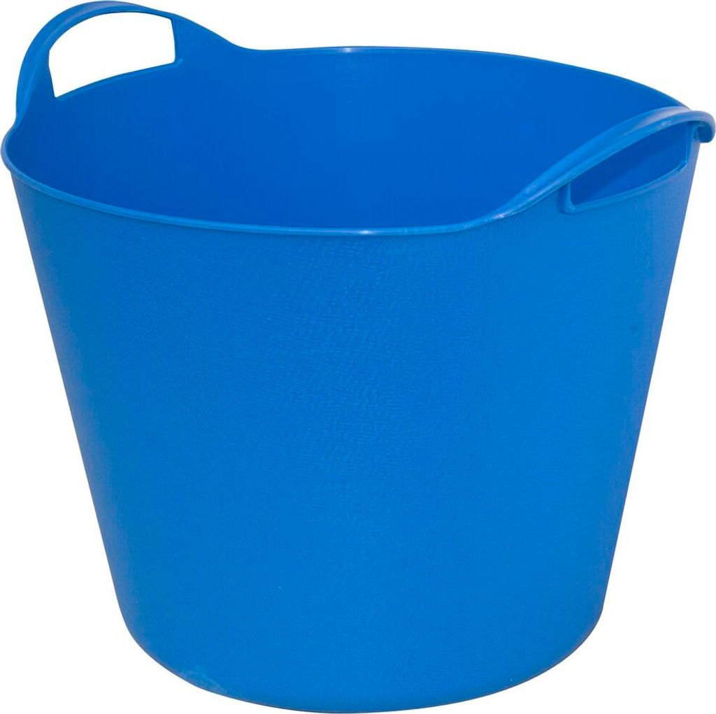 Universal Multikorb Aufbewahrungskorb Transportkorb Korb Eimer flexibel 25L blau