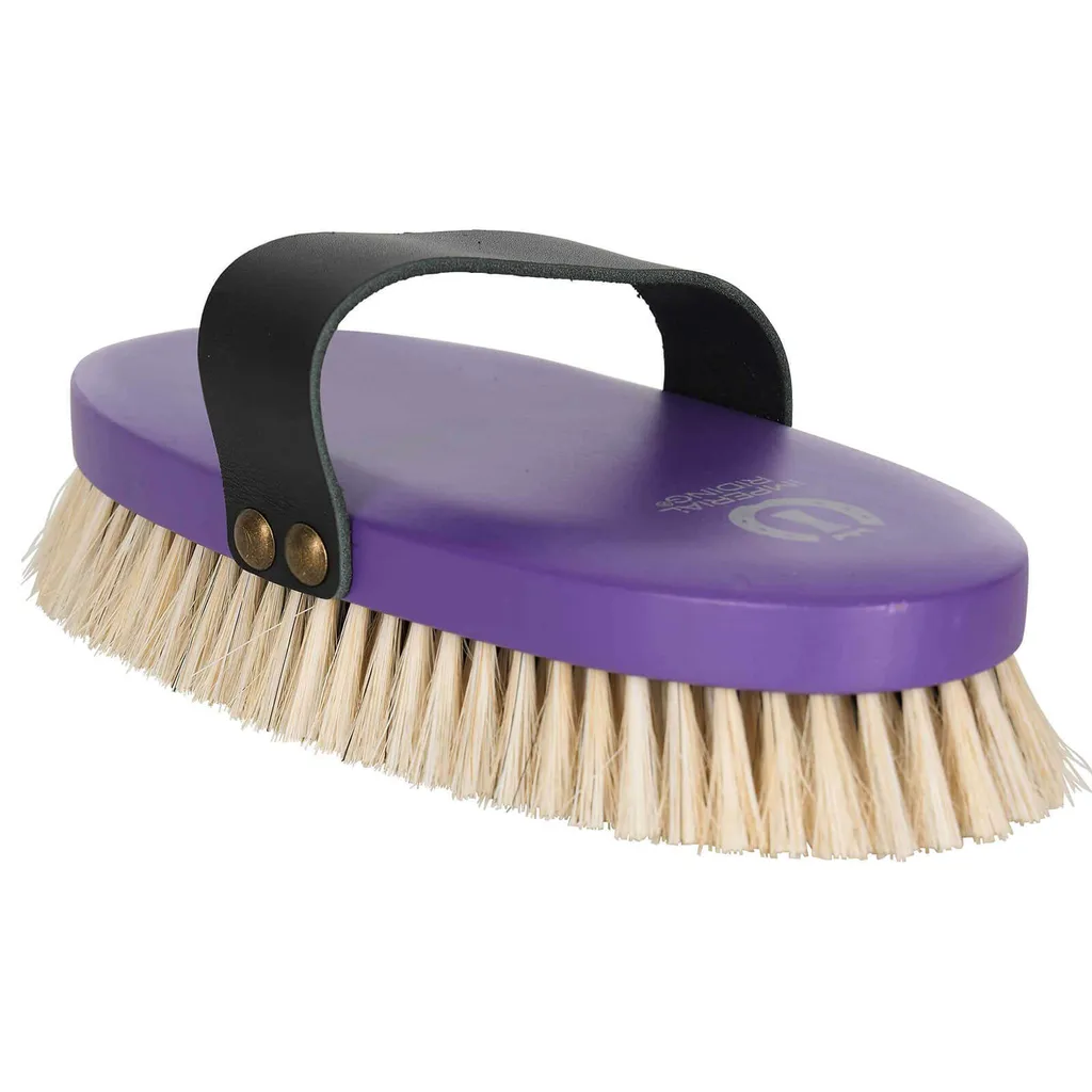 Brosse de pansage douce Royal Purple - Brosse cheval Imperial Riding douce