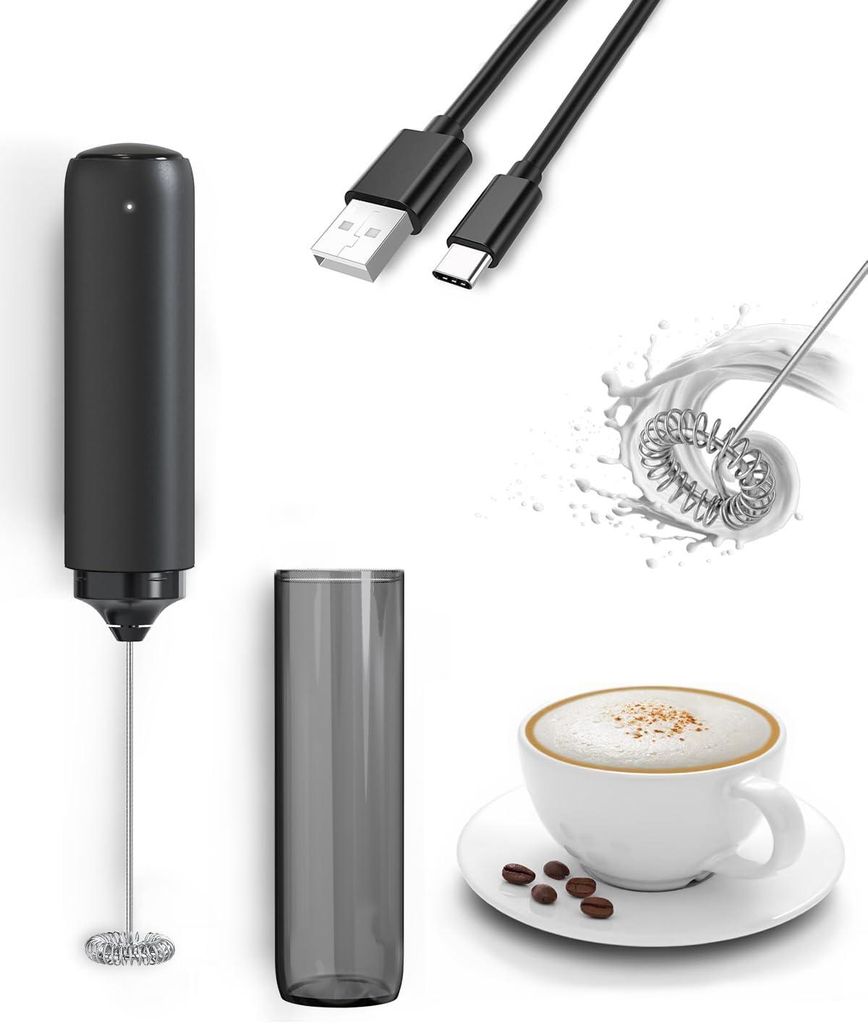 Milchaufschäumer Elektrisch, Tragbarer Mini-Mixer, Produktbild 