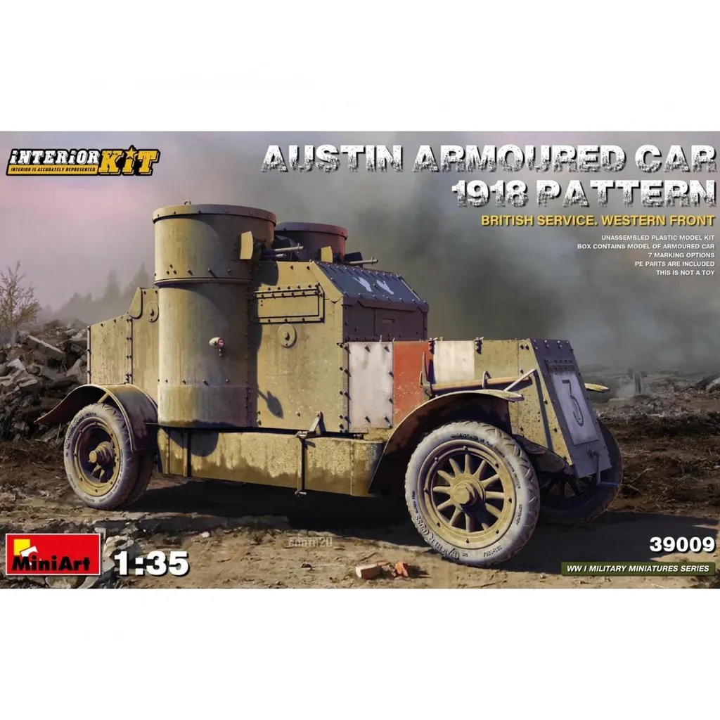 Modélisme Militaire 1/35 Austin 1918 British Service pour Dioramas