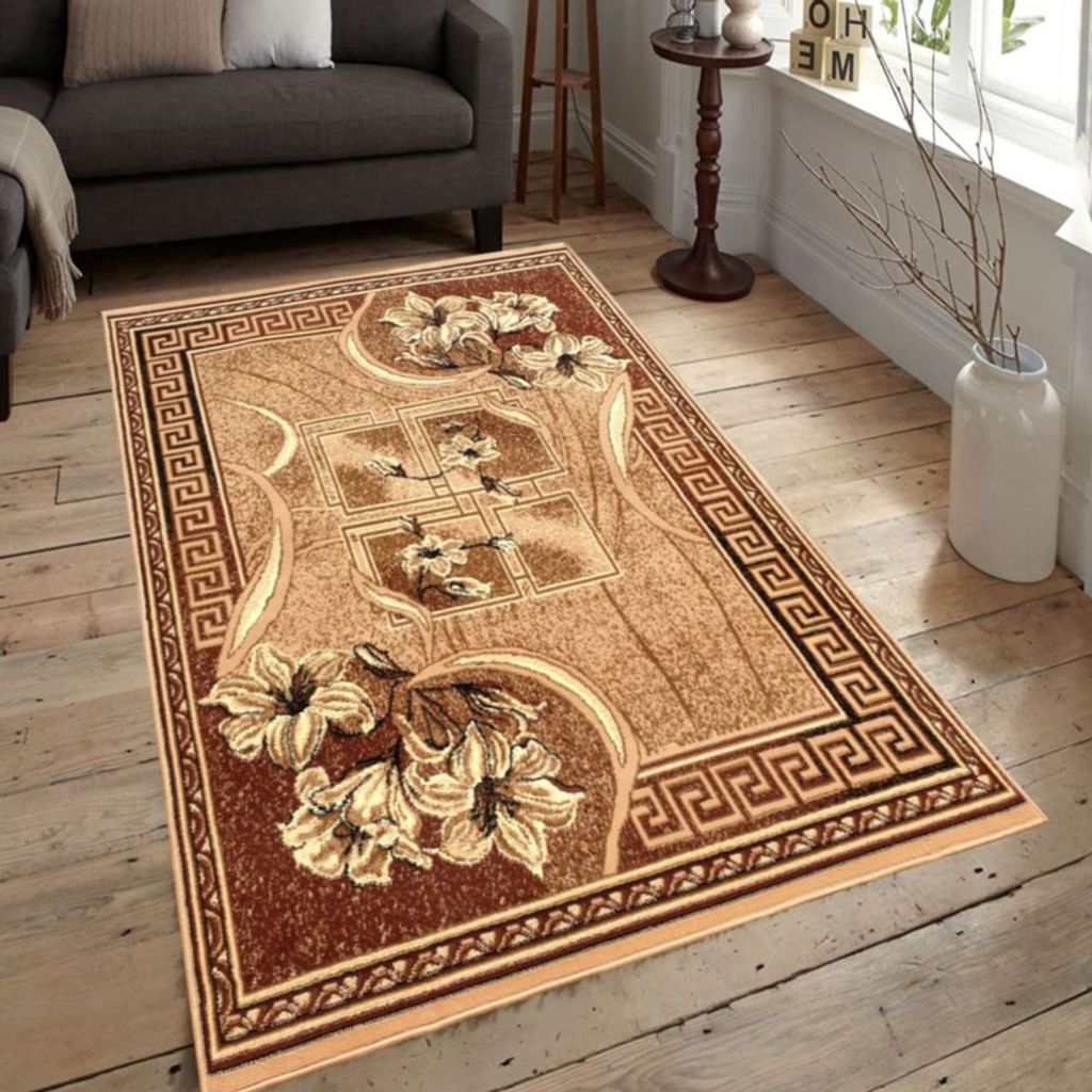 Tapis à motifs 200x300 cm LUKEN - beige / marron Image du produit 