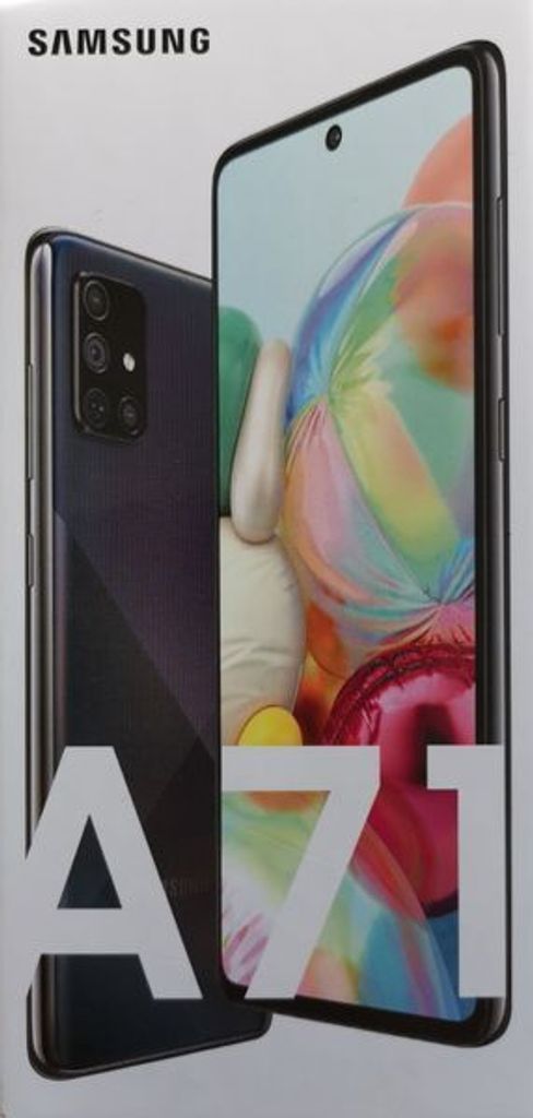 SAMSUNG Galaxy A71 Dual-SIM-Smartphone prism crush black Immagine del prodotto 