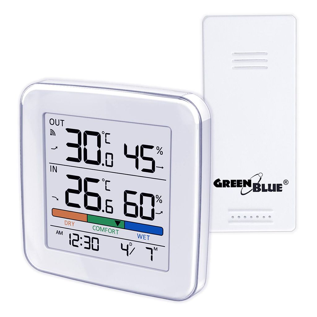 Bezdrôtová meteorologická stanica GreenBlue Teplota + Obrázok produktu 