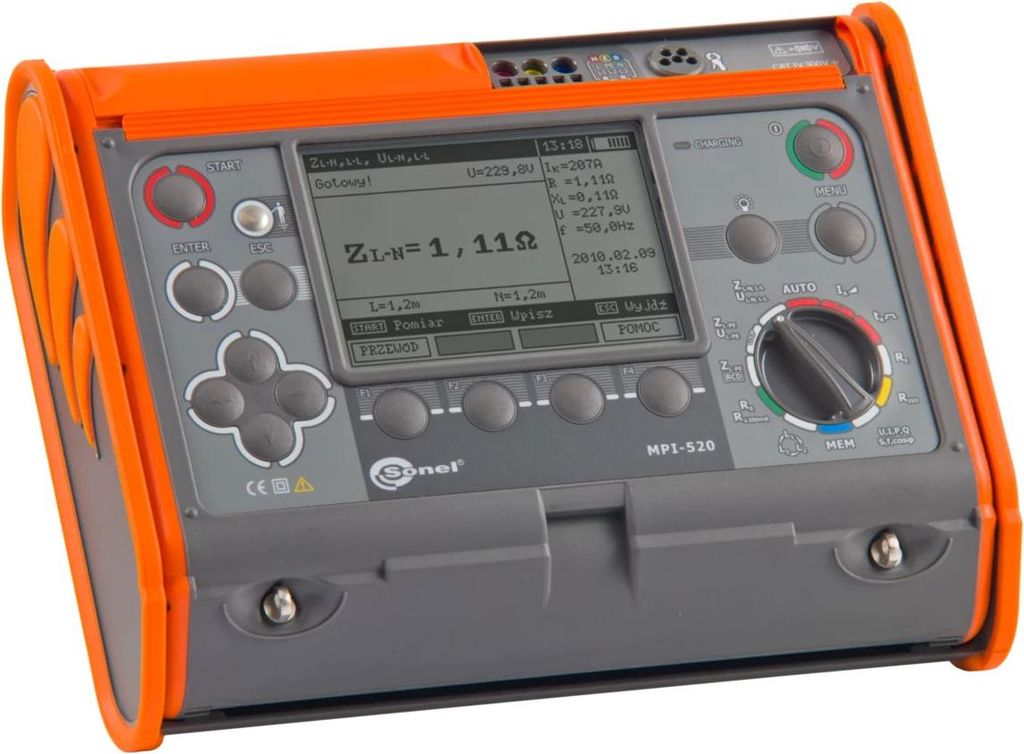 MPI-520 Wielofunkcyjny miernik parametrów instalacji Zdjęcie produktu 