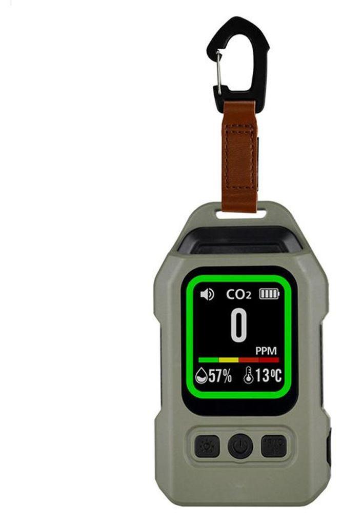 Tragbarer 4-in-1 Kohlenmonoxidmelder mit LCD Display, Produktbild 