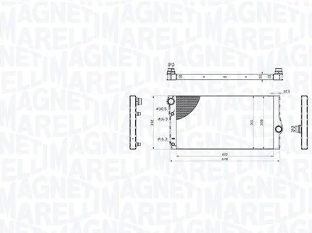 Système de refroidissement moteur : Radiateur neuf pour BMW F10 520d