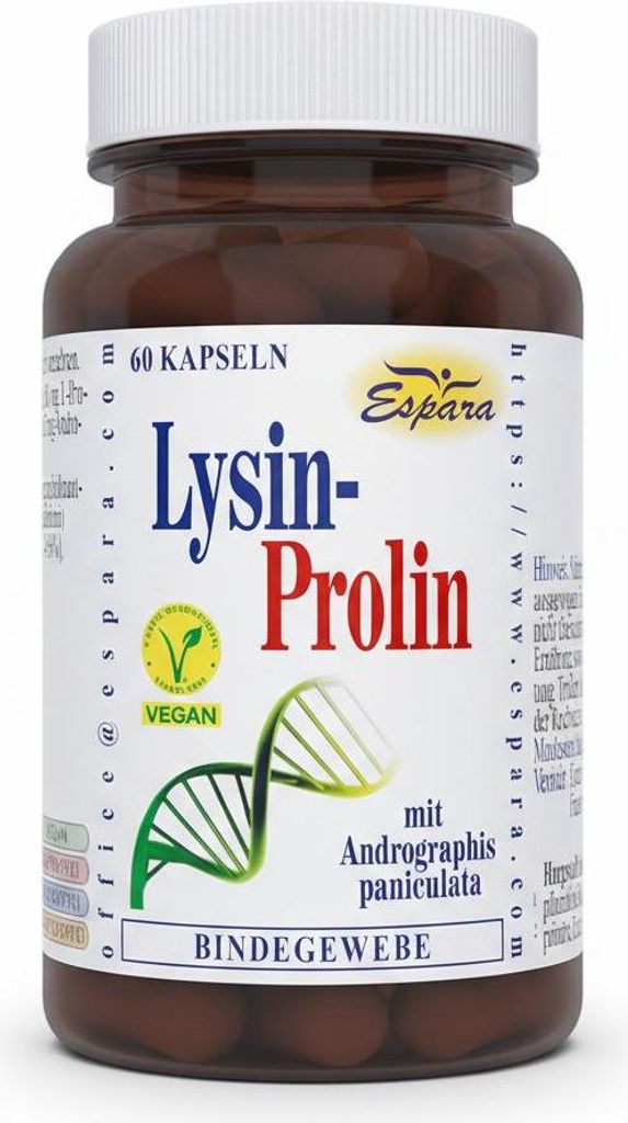 Espara Lysin-Prolin mit Andrographis paniculata Kapseln, 60 St. Kapseln