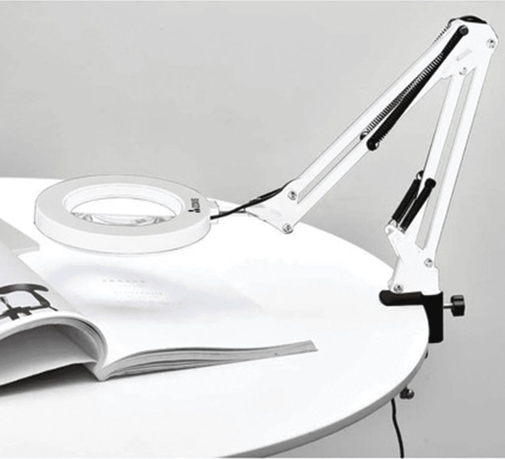 Kosmetická lampa s lupou - bílá Izoxis 23894 Obrázek produktu 5