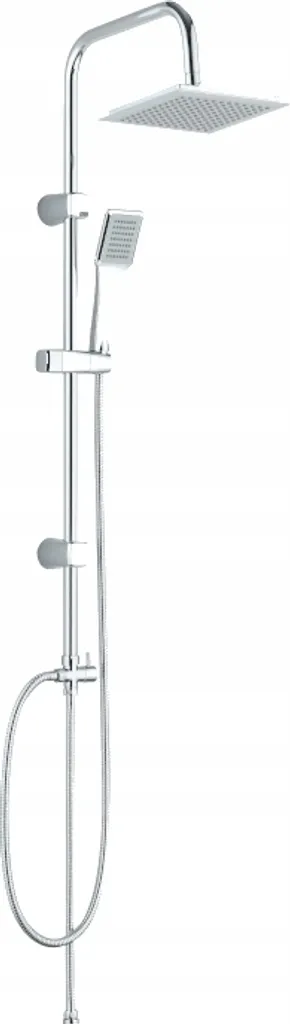 Colonna Doccia Hiro Quadrata Cromo: Qualità Professionale in Offerta