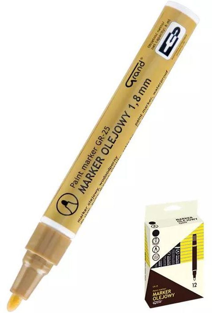 Ölmarker Grand GR-25, goldfarben, 1 Stück