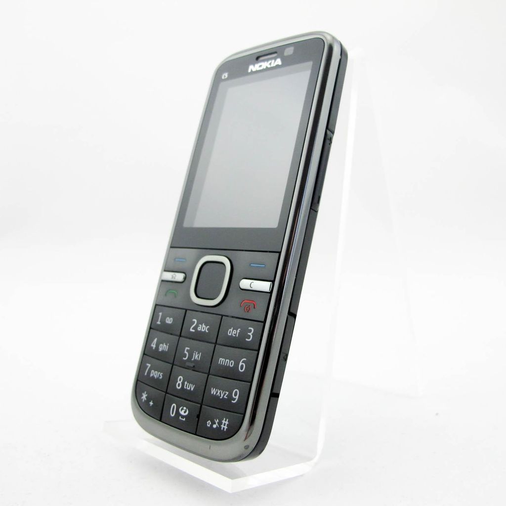 Nokia C5-00 Smartphone - 3.5G - Bar - noir - pas de Image du produit 