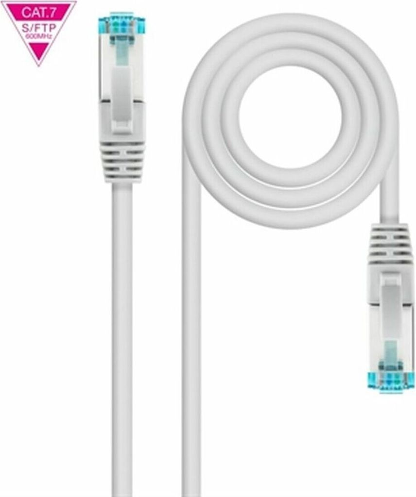 NANOCABLE 10.20.1705 - Kat.7 600MHZ LSZH SFTP PIMF AWG26 Netzwerkkabel, Grau, 5 m