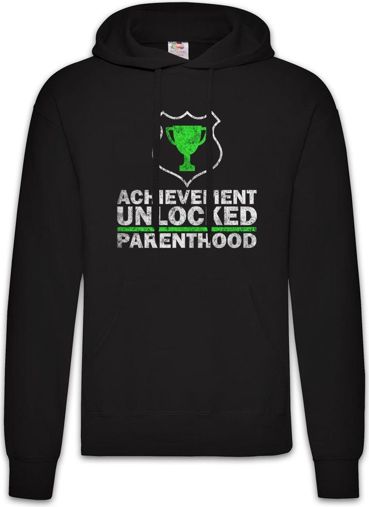 Urban Backwoods Achievement Unlocked, Herren Hoodie, Farbe: Schwarz, Größe: 2XL