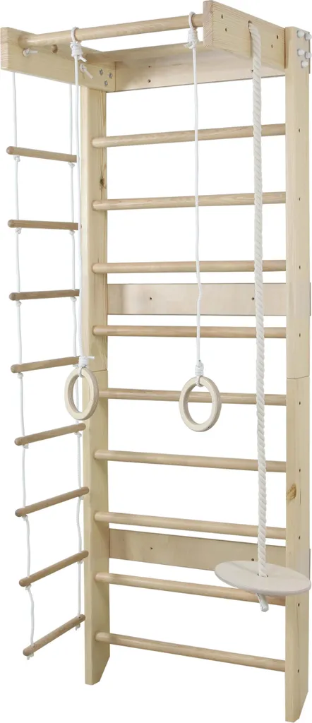Échelle de gymnastique Skandi blanc gain de place pour appartement