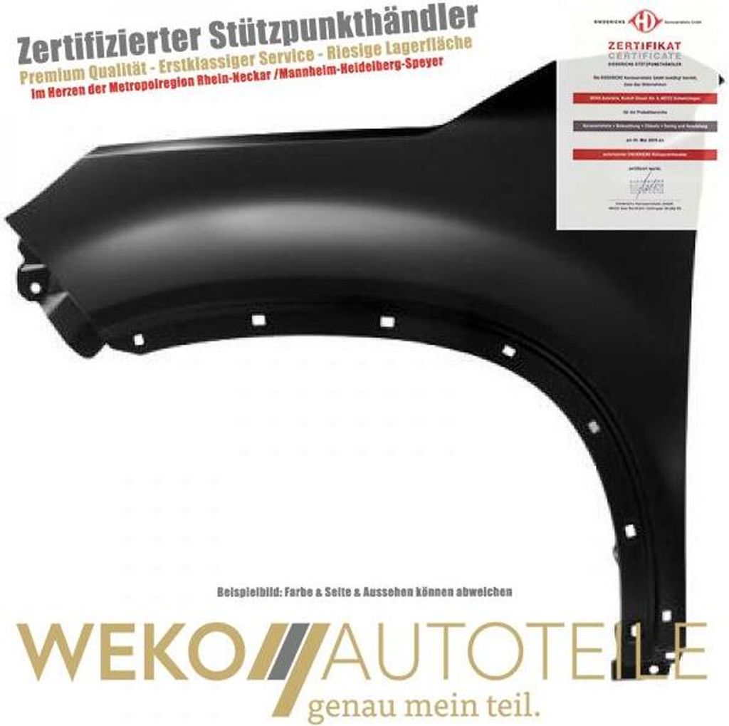 Diederichs Kotflügel li. Kia Sorento, 10->>