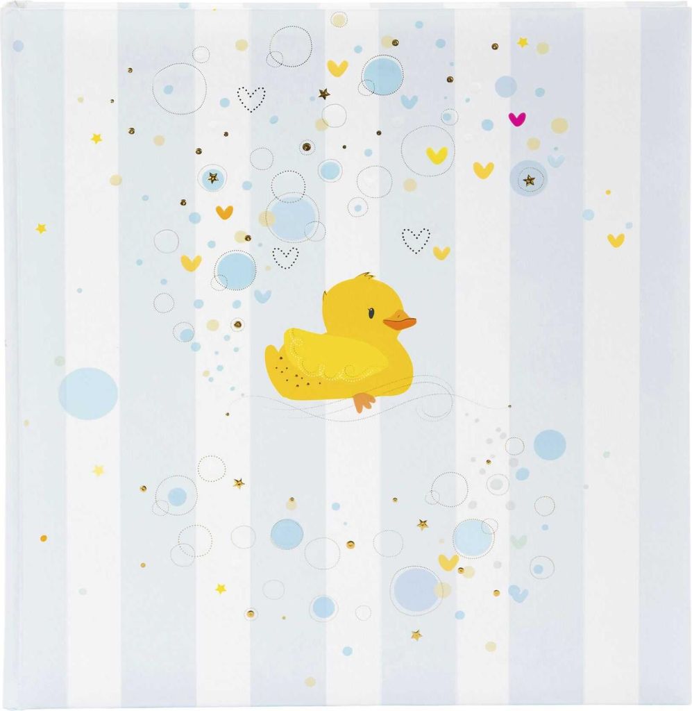 Goldbuch Rubber Duck Boy 30x31 60 weiße Seiten Babyalbum 15479