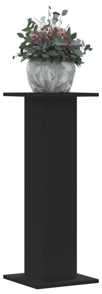 vidaXL Pflanzenständer 2 Stk. Schwarz 30x30x80 cm Produktbild 
