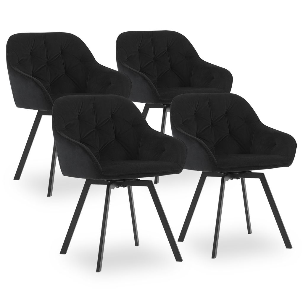 CLIPOP Chaise de salle à manger, Set de 4 chaises Image du produit 