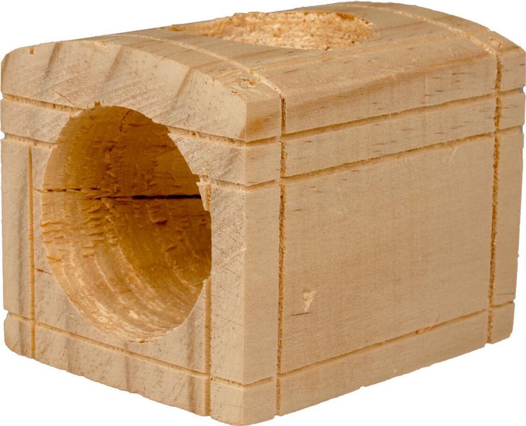 Duvo+ Nagerspielzeug Schatzkiste in Holz