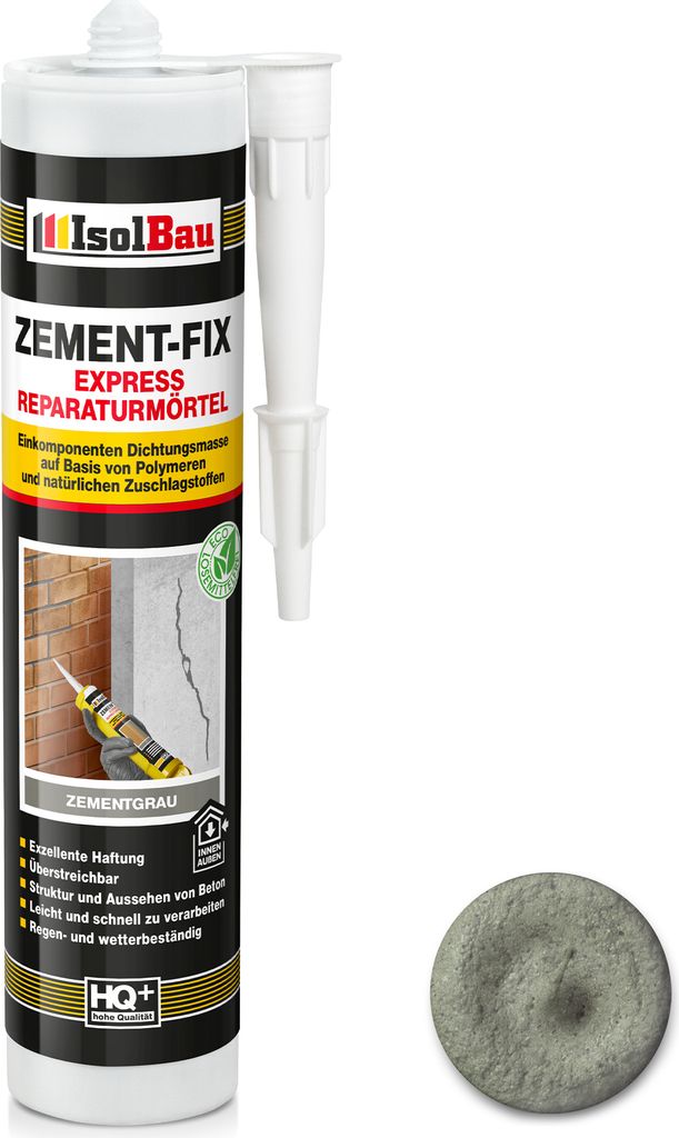 Isolbau Zement-Fix 1 x 300 ml Zementgrau Express Produktbild 