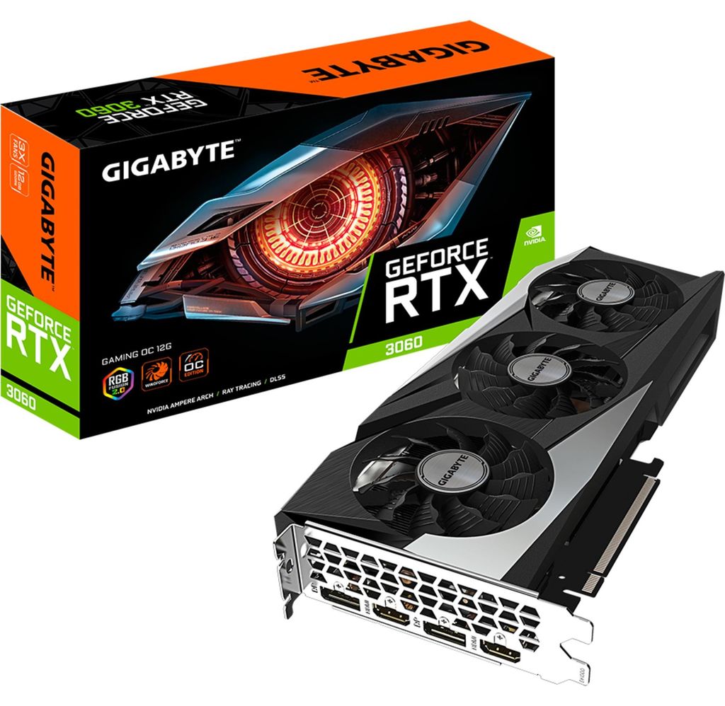Grafická karta GigaByte GeForce RTX 3060 Gaming OC 12GB - Obrázek produktu 