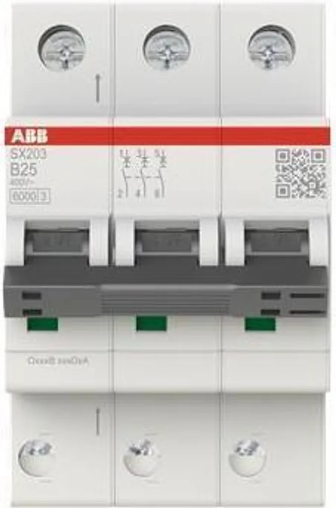 Disjoncteur ABB SX203-B25 25A : fini les surcharges sur vos lignes 3P