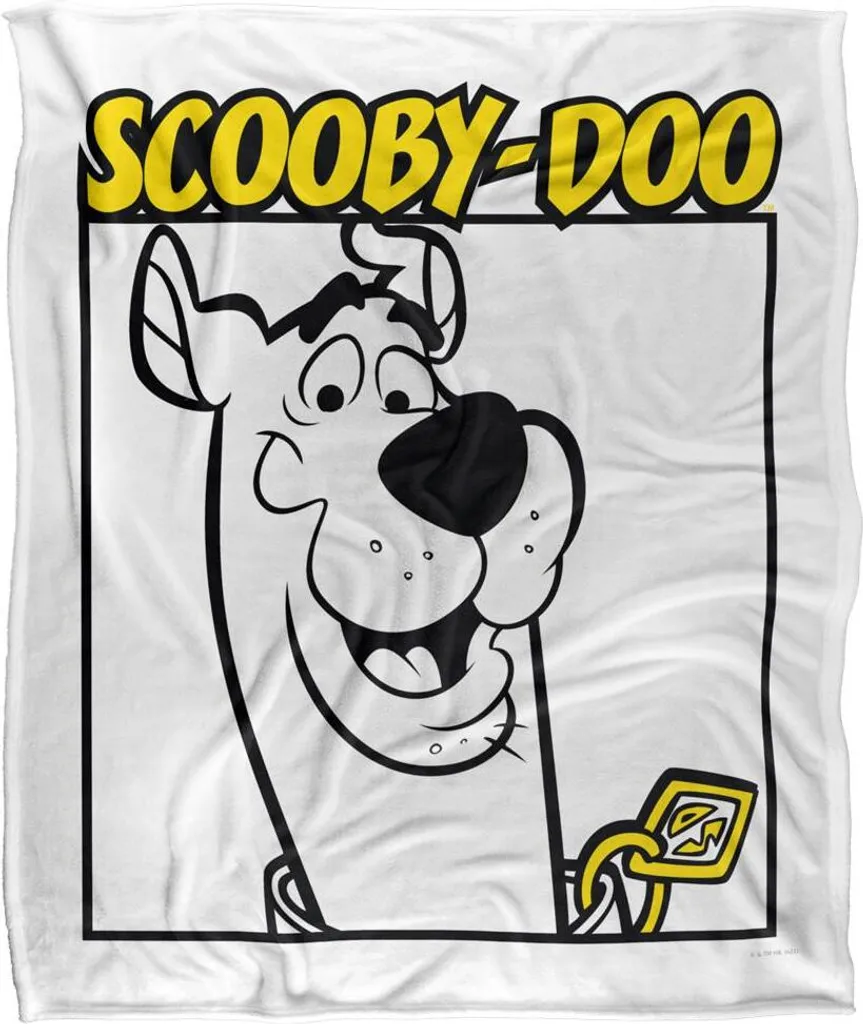 Couverture Scooby Doo pour Soirée TV - Plaid Chaud et Confortable Unique