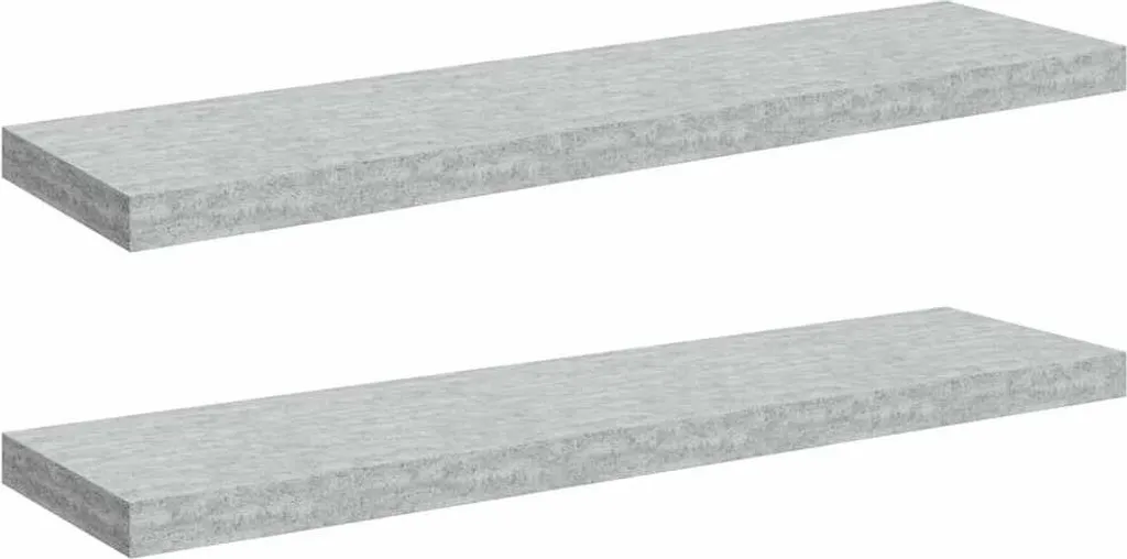Mensole Parete 90cm Grigio Cemento vidaXL - Arredo Soggiorno Moderno
