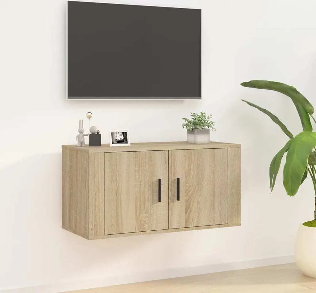 Maison Exclusive - Mobile TV in rovere Sonoma 80x34,5x40 cm
