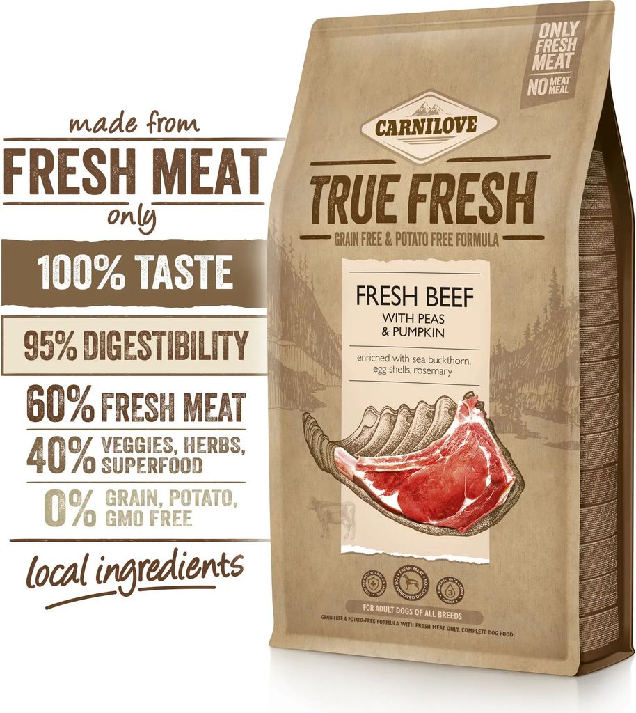 Carnilove Dog Adult True Fresh Rind 4kg