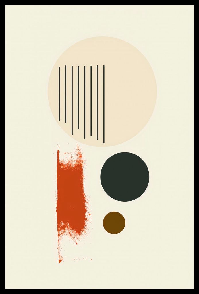 Poster 40x60cm Symmetrische Saite