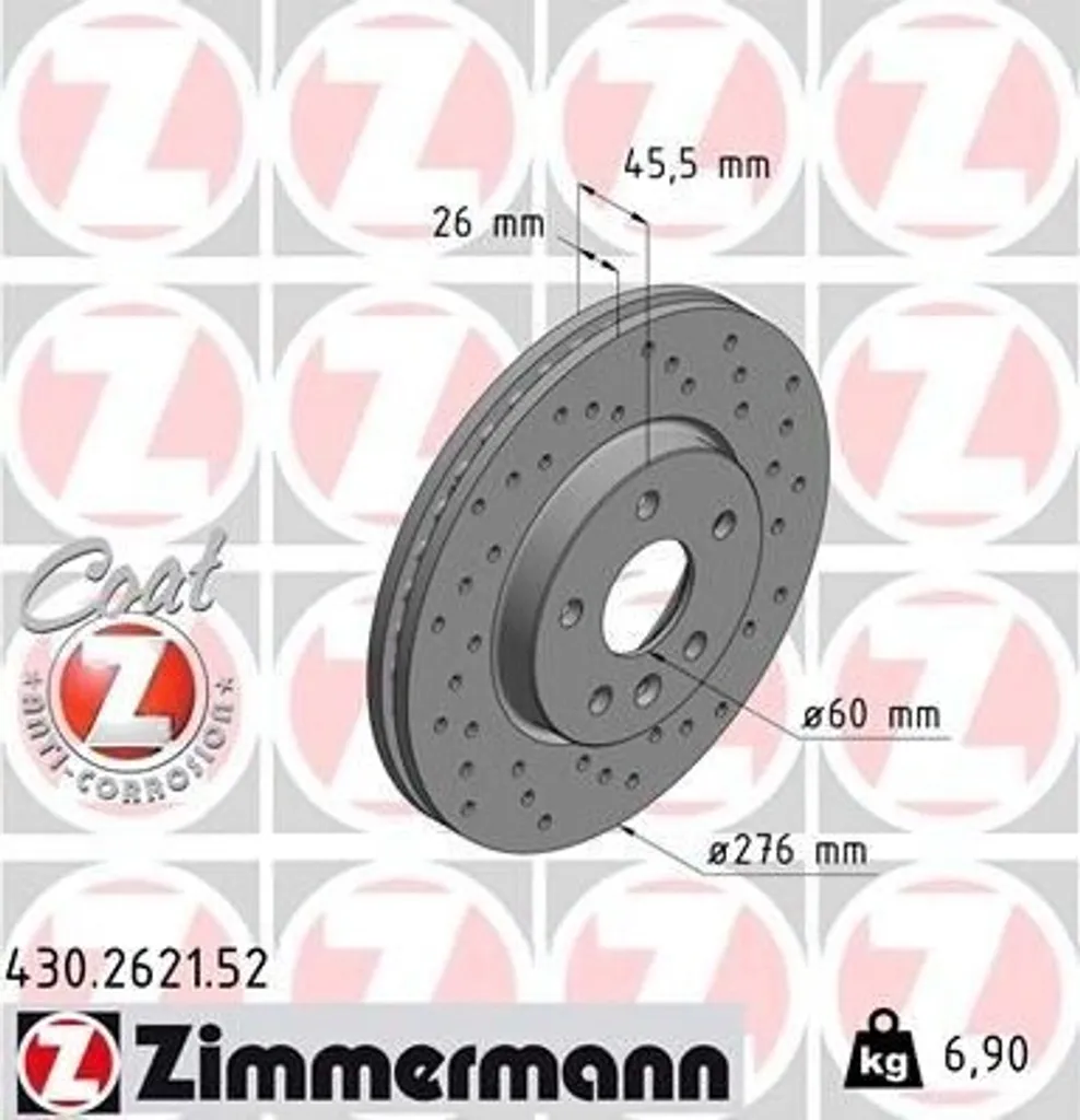 Améliorez le freinage de votre Cruze ou Astra J avec le disque 430.2621.52