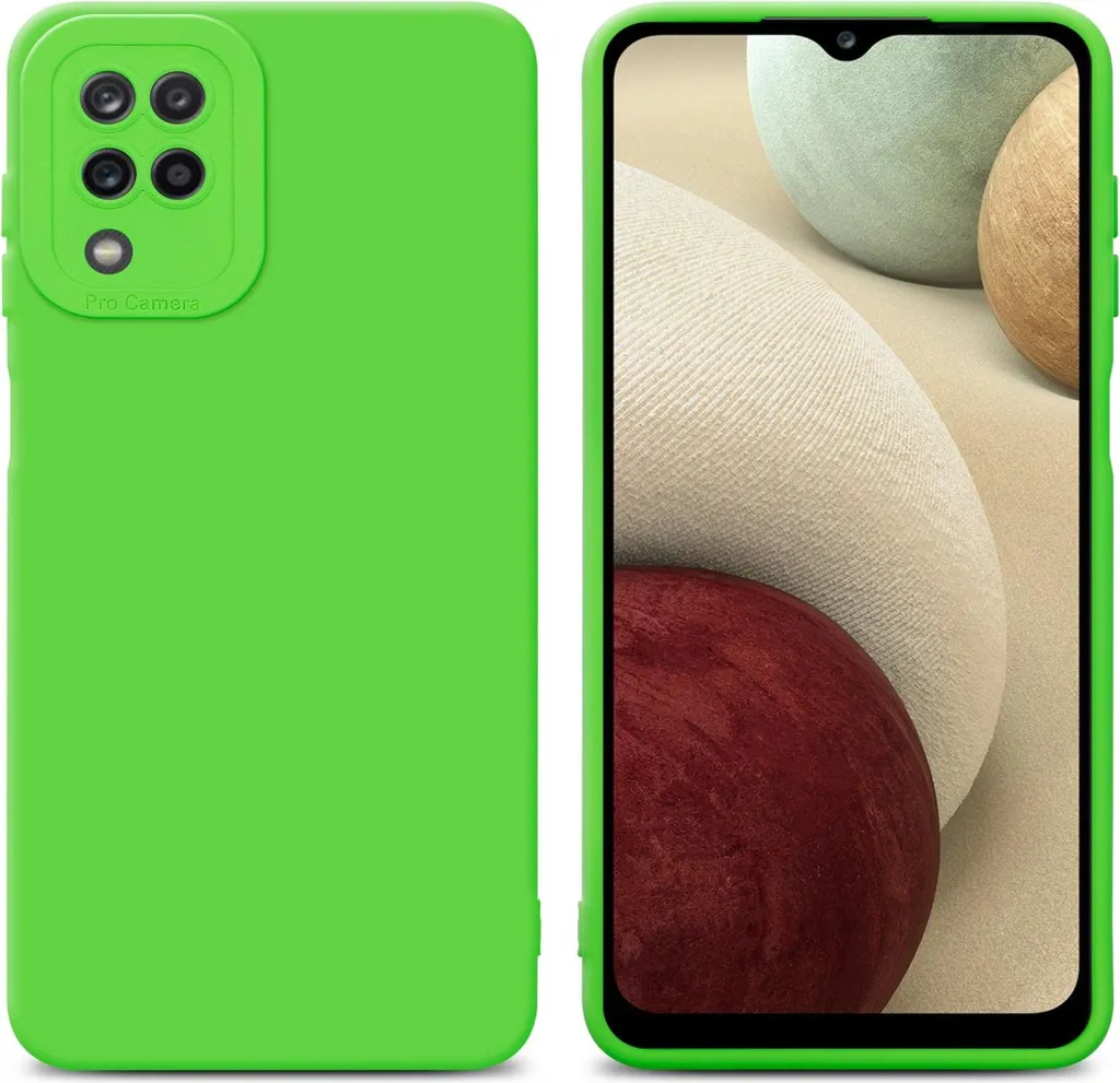 Cover Protettiva TPU Samsung A12 M12 Cadorabo - Silicone Verde Soft Touch