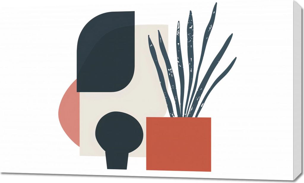 Bild 100x60cm Geschlossene Gedanken