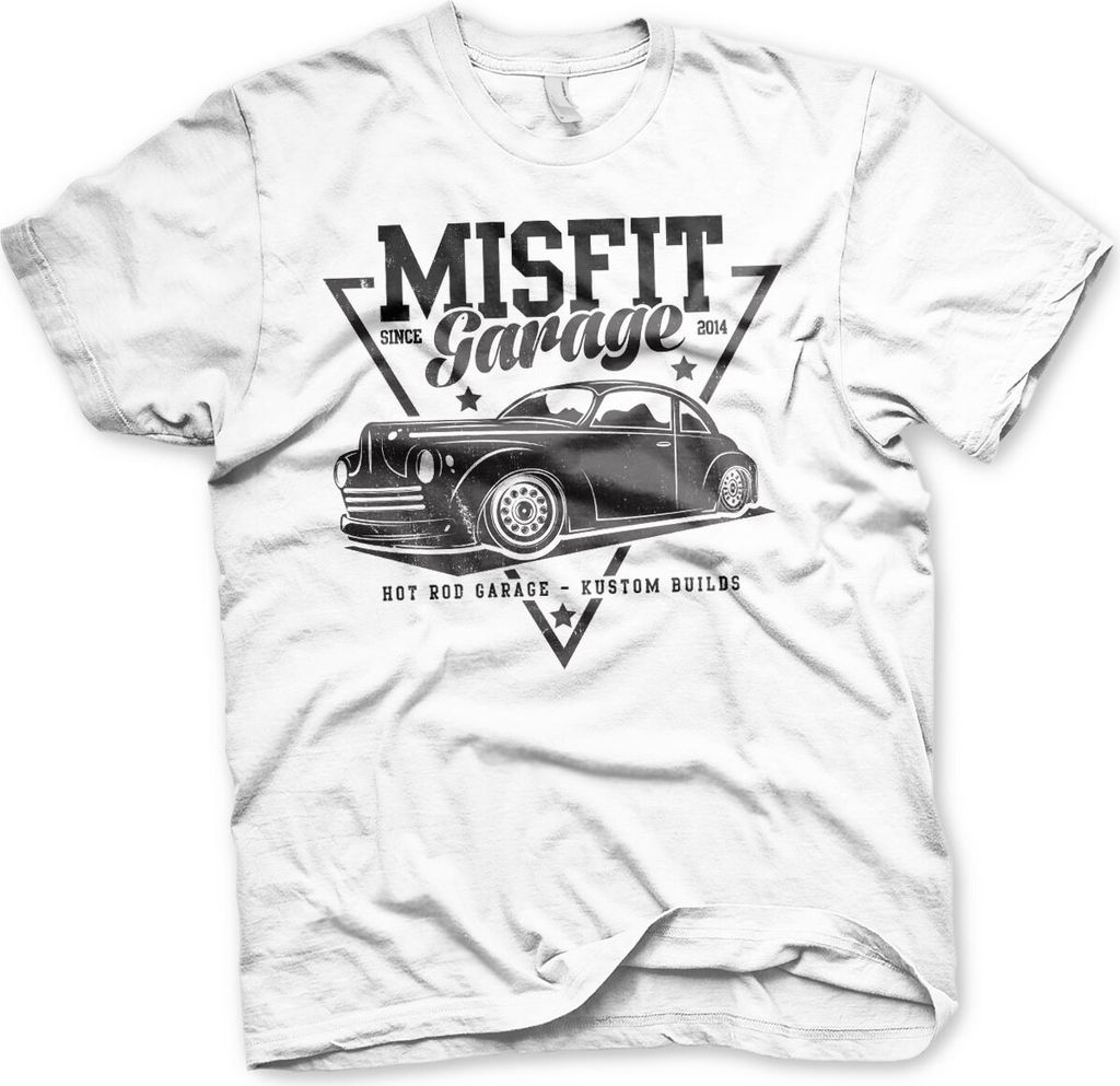 Misfit Garage Since 2014 T-Shirt - Medium - White