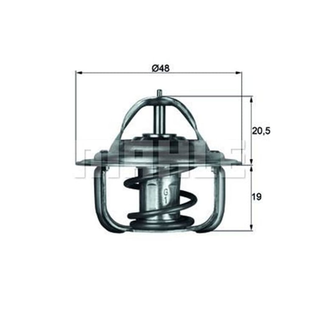Mahle Thermostat für Audi Daewoo Opel VW Produktbild 