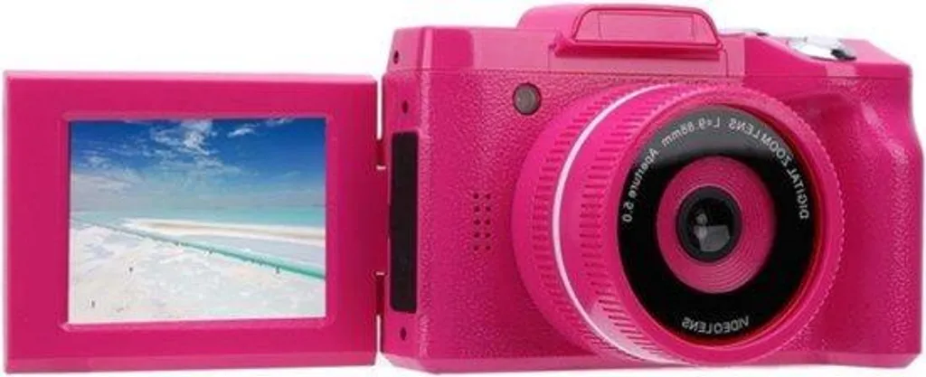 Caméra vlog tactile LCD 2,4'' Zoom 16x stabilisée 16MP Full HD 1080p