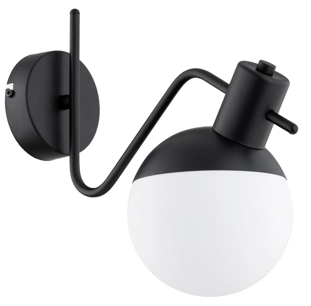 Luminaire mural de chambre ESTERA boule blanche pour salon et couloir