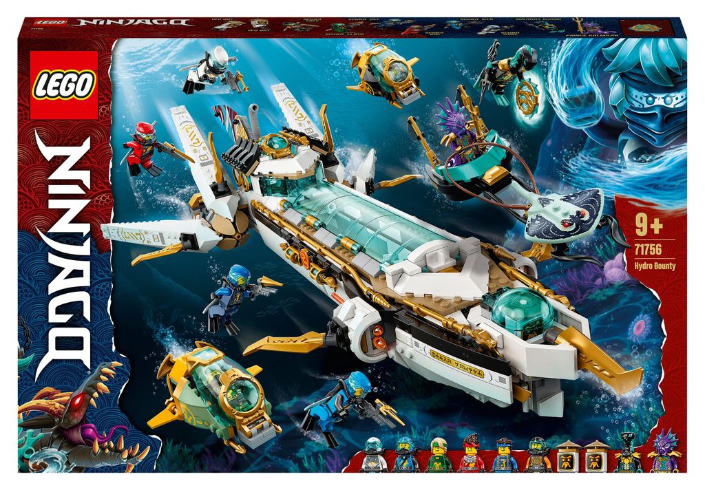 LEGO 71756 NINJAGO Wassersegler, U-Boot-Spielzeug mit 10 Produktbild 
