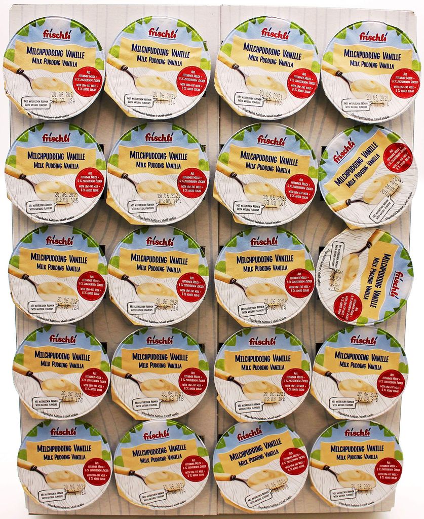 frischli Milchpudding Vanille, 20er Pack (20 x 85g)