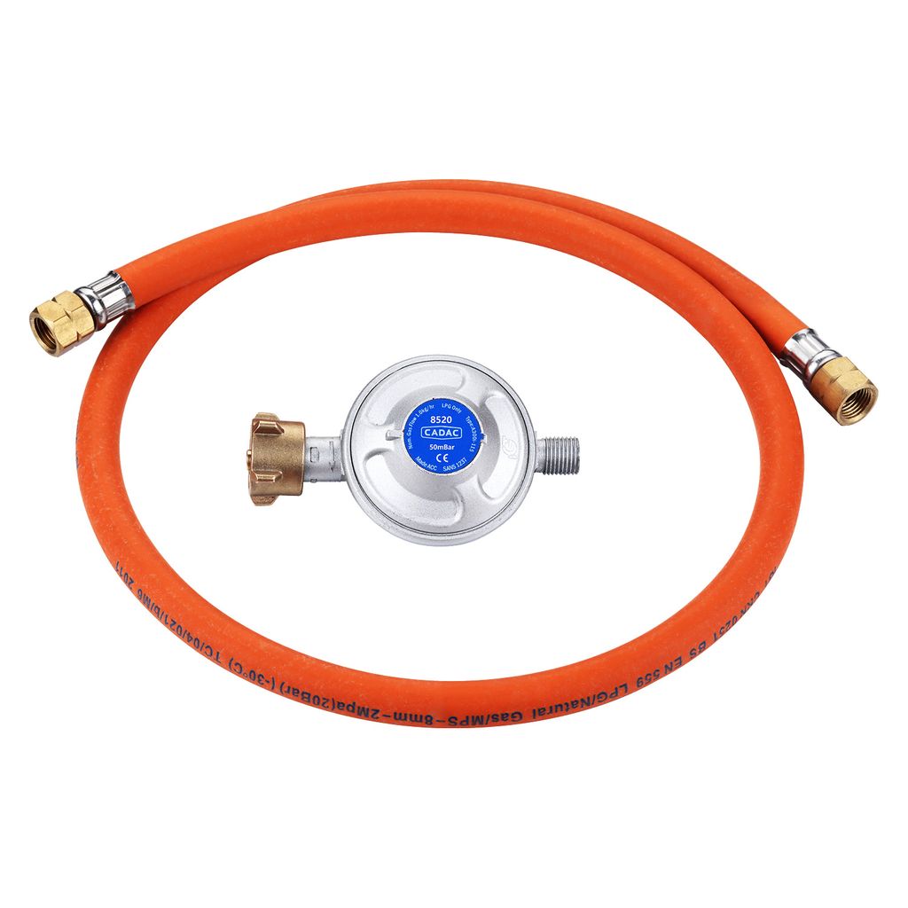 CADAC Universalregler 50mbar - inklusive 85cm Gasschlauch Produktbild 