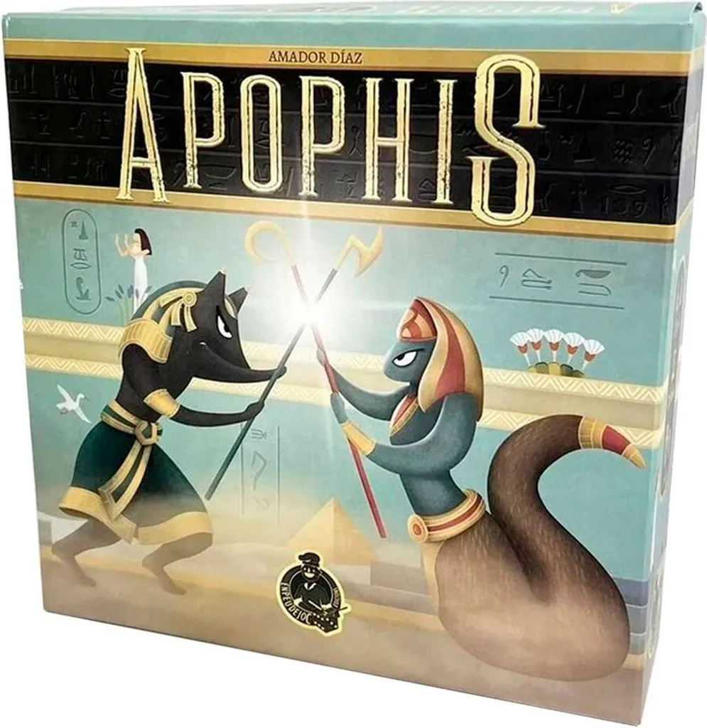 Apophis La Malédiction Golden Brettspiel avec Finitions Dorées Luxe